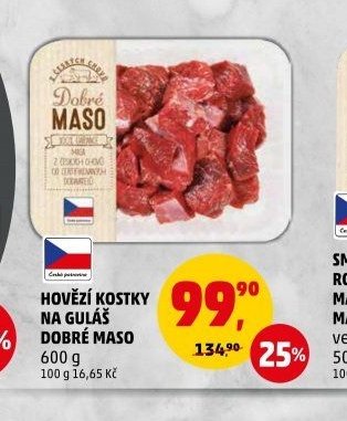 HOVĚZÍ KOSTKY NA GULÁŠ DOBRÉ MASO - Penny Market aktualniletaky.eu