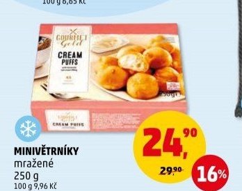 Gourmet Gold Cream Puffs mražené 250 g - Penny Market aktualniletaky.eu