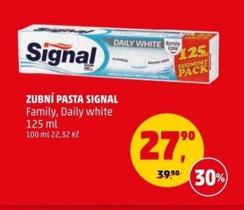 ZUBNÍ PASTA SIGNAL Family, Daily white 125 ml - Penny Market aktualniletaky.eu