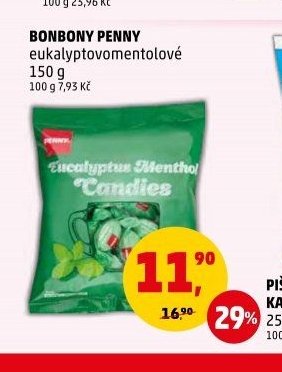 BONBONY PENNY eukalyptovomentolové - Penny Market aktualniletaky.eu