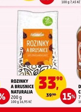ROZINKY A BRUSNICE NATURALIA - Penny Market aktualniletaky.eu
