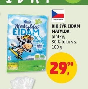 BIO SÝR EIDAM MATYLDA - Penny Market aktualniletaky.eu