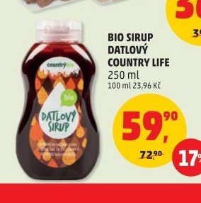BIO SIRUP DATLOVÝ COUNTRY LIFE - Penny Market aktualniletaky.eu
