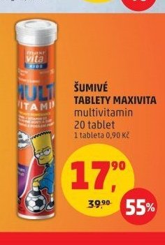 ŠUMIVÉ TABLETY MAXIVITA Kids Multivitamin - Penny Market aktualniletaky.eu
