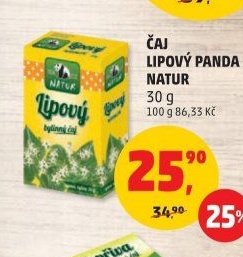 ČAJ LIPOVÝ PANDA NATUR 30 g - Penny Market aktualniletaky.eu