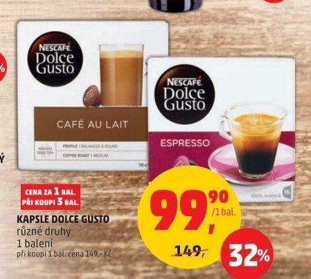 KAPSLE DOLCE GUSTO různé druhy 1 balení - Penny Market aktualniletaky.eu