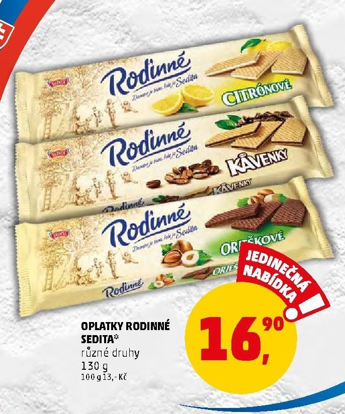 Oplatky Rodinné Sedita - Penny Market aktualniletaky.eu