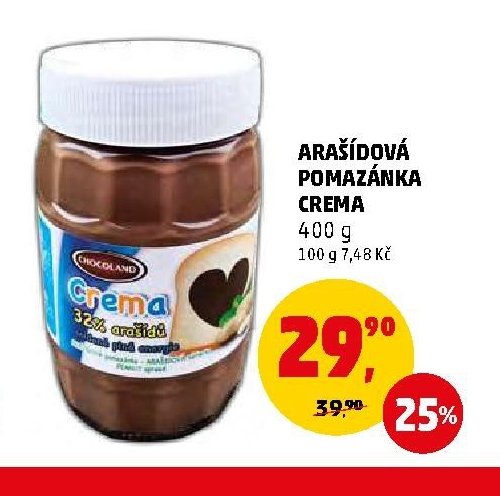 ARAŠÍDOVÁ POMAZÁNKA CREMA - Penny Market aktualniletaky.eu