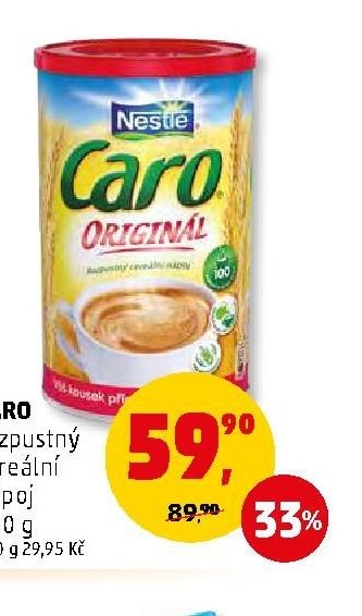 CARO rozpustný cereální nápoj - Penny Market aktualniletaky.eu