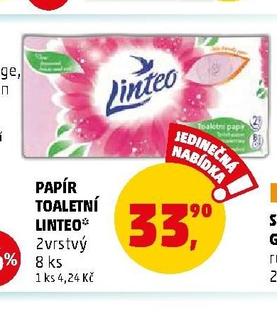 PAPÍR TOALETNÍ LINTEO - Penny Market aktualniletaky.eu