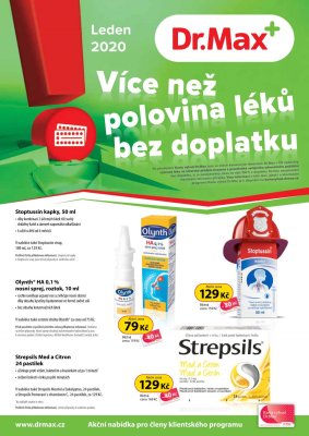 aktuální leták Dr. Max 1.1.2020-31.1.2020