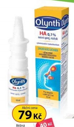 Olynth HA 0,1 % nosní sprej, roztok, 10 ml