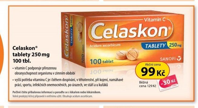 Celaskon tablety 250 mg 100 tbl. - Dr. Max aktualniletaky.eu