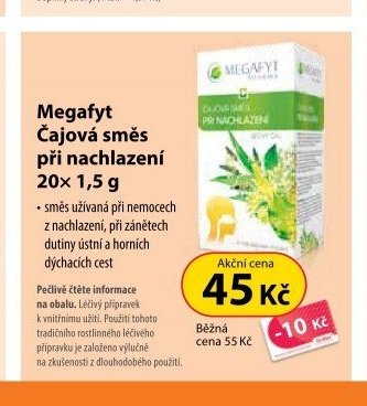 Megafyt Čajová směs při nachlazení 20x 1,5 g - Dr. Max aktualniletaky.eu