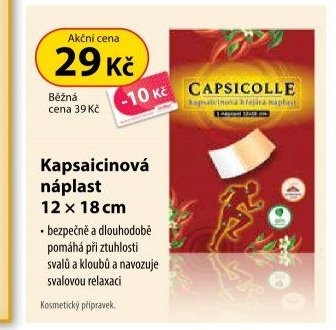 Kapsaicinová náplast 12 × 18 cm - Dr. Max aktualniletaky.eu