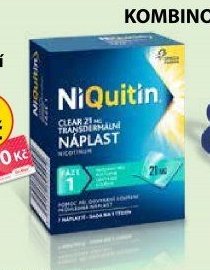 NiQuitin Clear 21 mg transdermální náplasti, 7 náplastí