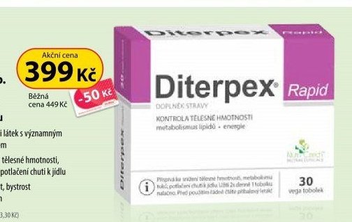 Diterpex Rapid 30 vega tob.