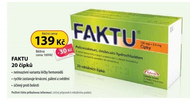 FAKTU 20 čípků