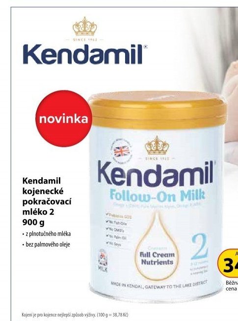 Kendamil kojenecké pokračovací mléko 2 900 g