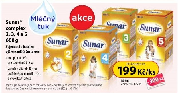 Sunar complex 2, 3, 4 a 5 600 g