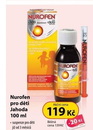 Nurofen pro děti Jahoda 100 ml