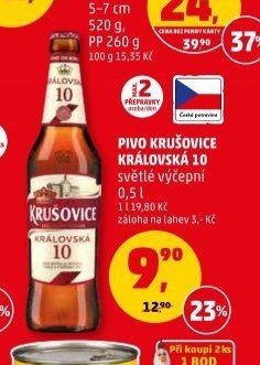 Pivo Krušovice Královská 10 - Penny Market aktualniletaky.eu