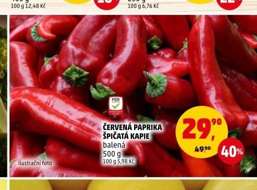 ČERVENÁ PAPRIKA ŠPIČATÁ KAPIE - Penny Market aktualniletaky.eu