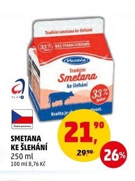 SMETANA KE ŠLEHÁNÍ 250 ml - Penny Market aktualniletaky.eu