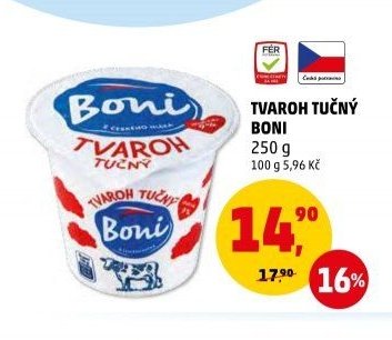 TVAROH TUČNÝ BONI 250 g - Penny Market aktualniletaky.eu