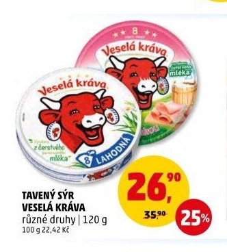Tavený sýr Veselá kráva - Penny Market aktualniletaky.eu