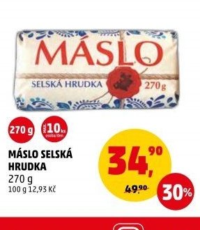 Máslo Selská hrudka - Penny Market aktualniletaky.eu