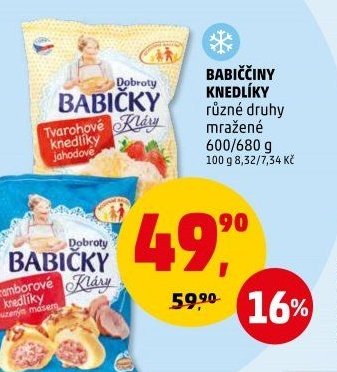 Babiččiny knedlíky různé druhy - Penny Market aktualniletaky.eu