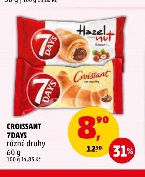 Croissant 7Days různé druhy - Penny Market aktualniletaky.eu