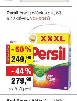 Persil prací prášek a gel