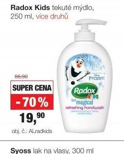 Radox Kids tekuté mýdlo, 250 ml