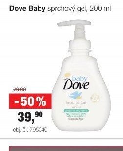 Dove Baby sprchový gel, 200 ml
