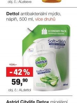 Dettol antibakteriální mýdlo, náplň 500 ml