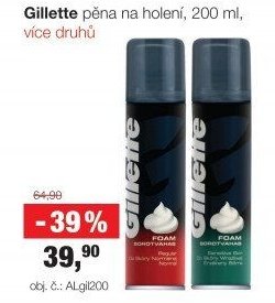 Gillette pěna na holení, 200 ml
