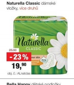 Naturella Classic dámské vložky