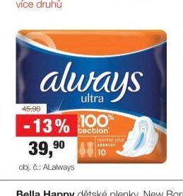 Always Ultra dámské vložky