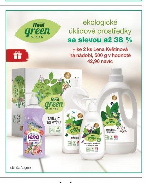 Real green CLEAN ekologické úklidové prostředky