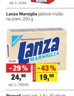 Lanza Marsiglia jádrové mýdlo