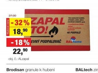 Zapal to! pevný podpalovač