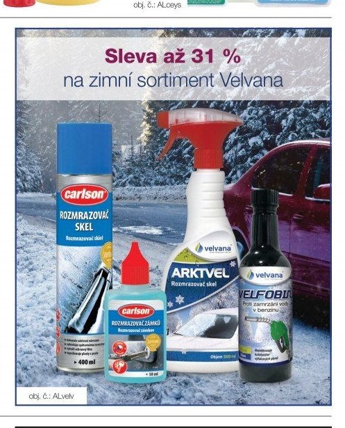 Carlson zimní sortiment Velvana