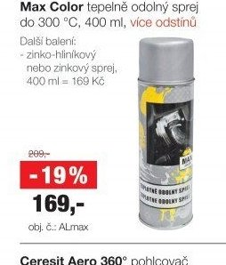 Max Color tepelně odolný sprej