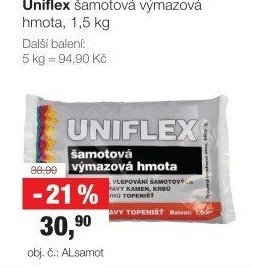 Uniflex šamotová výmazová hmota