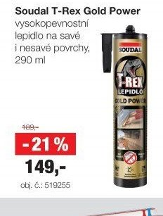 Soudal T-Rex Gold Power vysokopevnostní lepidlo