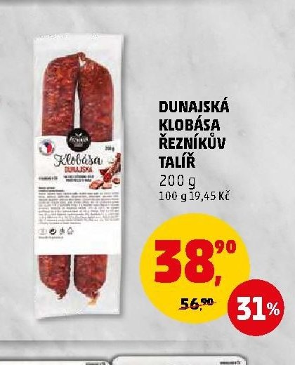 DUNAJSKÁ KLOBÁSA ŘEZNÍKŮV TALÍŘ - Penny Market aktualniletaky.eu