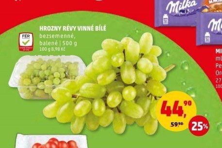 HROZNY RÉVY VINNÉ BÍLÉ bezsemenné, balené 500 g - Penny Market aktualniletaky.eu