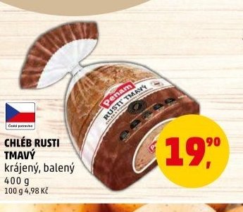 CHLÉB RUSTI TMAVÝ - Penny Market aktualniletaky.eu